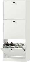 Kingakapp HOMCOM, 47 x 26 x 120 cm, valge