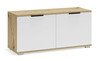 Jalatsikapp Halmar Clif ST-100, 100 x 38 x 48 cm, tamm/valge