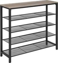 Jalatsiriiul Vasagle Greige, 30 x 100 x 92.5 cm, must