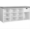 Jalatsiriiul Leobert LHS24W01, 30 x 104 x 48 cm, valge/hall