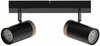 Laelamp Candellux Lagos, 92-13712, 2xGU10, 15W, must/pruun