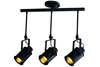 Rippvalgusti GTV Demir 4014, 40 W, E27, must, ø 8,5 cm