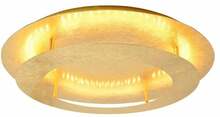 Laelamp Candellux Merle, 18 W, LED, 3000 K, kuldne, 40x40 cm