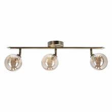 Laelamp Candellux Rodia, 3x40W, G9, patina, merevaigukollane kuppel