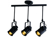 Rippvalgusti GTV Demir 4014, 40 W, E27, must, ø 8,5 cm
