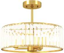 Laelamp Homcom, kuldne, 3 pirni, 39 x 32 cm