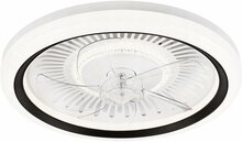 Laelamp ventilaatoriga Lamkur Gemma 49908, 1x37W LED, 3000K, 4000 lm, valge