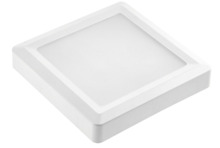 Pinnapealne LED paneel GTV Louis, 24 W, 4000 K, IP54, 22,5 x 22,5 cm, valge