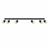Laevalgusti Sollux NERO 6, 6xGU10, 40W, must/kuldne