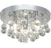Laelamp ATL ZD78A, 3xG9, kroom, kristallidega