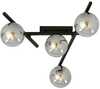 Laelamp Emibig Smart 4, 4xE14, 40 W, must/grafiit