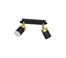 Laevalgusti Milagro Joker, 2xGU10, 25W, 230V, must/gold