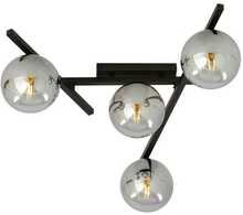 Laelamp Emibig Smart 4, 4xE14, 40 W, must/grafiit