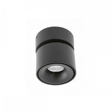 Laevalgusti GTV Bianco LD-BNCC8WOC-NB, 8W, 680lm, ümmargune, must, 2700-4000K, IP20