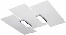 Laelamp Sollux Fabiano, 3xE27, 60 W, valge/kroom