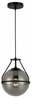 Rippvalgusti GTV Drop, 6984, 1xE27, 25W, AC220-240V, 21 cm, must/suitsuhall