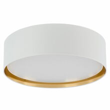 Laevalgusti TK Lighting Bilbao, 3433, 4xE27, 15W, d. 60 cm, valge/kuldne