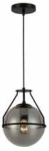 Rippvalgusti GTV Drop, 6984, 1xE27, 25W, AC220-240V, 21 cm, must/suitsuhall