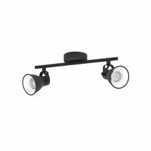 LED aktsentvalgusti Eglo Seras 2, 98398, 2xGU10, 2x3,3W, must, 6,5x37 cm