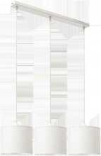 Rippvalgusti Eltap Vespillo, 18 x 75 x 105 cm, 15 W, E27, valge