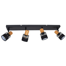 Pinnapealne laelamp Italux Coletta SPL-90110-4, 4xE14, 4W, must/puit