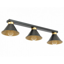 Laevalgusti Eltap Detmer, 17x70x14 cm, 15 W, E27, must