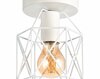Laelamp G.LUX GT-506-1C-WH Wire-2, 1xE27, 18 x 20 cm, valge