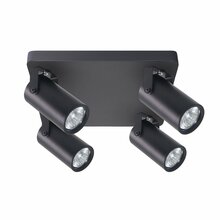 Laelamp Candellux Lighting Gary, 4x15W, GU10, must