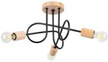 Laelamp Sollux Ember SL.1477, 3xE27, 15W, must/beež/puit