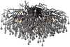 Laelamp Paul Neuhaus Icicle 8092-18, 14xG9, 40W, 230V, läbimõõt 100 cm, must