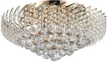 Laelamp Maytoni Karolina DIA120-09-G, 9xE14, 40W, kuldne
