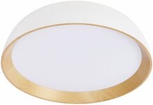 Laelamp Candellux Lighting Calabria, LED, 24 W, 4000 K, ø 40 cm, valge/naturaalne