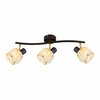 Laelamp Candellux Dubai, 93-30191, 3xE14, 40W, must/kuldne