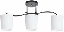 Laelamp Candellux Esnyr, 33-22660, 3xE27, 40W, kroom/must/valge