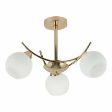 Laelamp Candellux Lighting Amos, 3xE27, 40W, kuldne, 36x52 cm