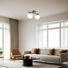 Laelamp Opviq Yeni Can 2, matt kroom, valge