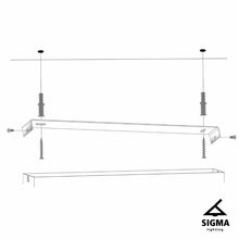 Laevalgusti Sigma Zoom 33317, 4xGU10, 25W, valge