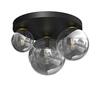 Laelamp Milagro Reflex, 2xE14, 40W + 1xE27, 60W, 50 x 28 cm, must