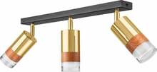 Laelamp Lamkur Aurora 43692, 3xGU10, 10W, 230V, kuldne