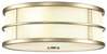 Laelamp Elstead Lighting Fusion FE-FUSION-F-PNBR, 3xE27, 40W, 34,3 cm, kuldne