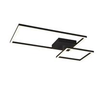 Lae LED valgusti Reality Padella, 25 W, 3000 lm, 3000 K, DIM, must, 63 x 37 x 7 cm