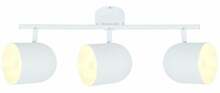 Laelamp Candellux Azuro, 120 W, E27, 55 x 10 cm, valge