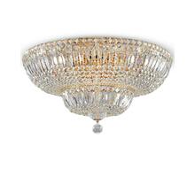 Rippvalgusti Maytoni Basfor DIA100-CL-16-G, 16xE14, 60W, kuldne, diameeter 100 cm