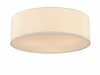 Laelamp G.lux GM-611/3 Fabric White, 3xE14, valge, D480 x 170 mm