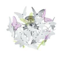 Laevalgusti Butterfly Reality, 3 x G9, 40 W, o35 cm