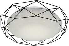 Laelamp Candellux Sven, 24 W, LED, 43 x 43 cm, must