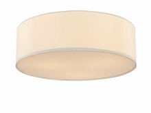 Laelamp G.lux GM-611/3 Fabric White, 3xE14, valge, D480 x 170 mm
