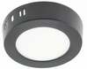 Laevalgusti Gtv Oris Plus LD-ORN07W-NBP-10, 7W, 4000K, 560 lm, IP20, must