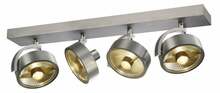 Laelamp SLV Kalu CW, 1002025, 4xGU10, 4x75W, alumiinium