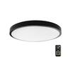 LED laevalgusti vannituppa V-TAC VT-8624S, 24W, 4000K, IP44, liikumisanduriga, must